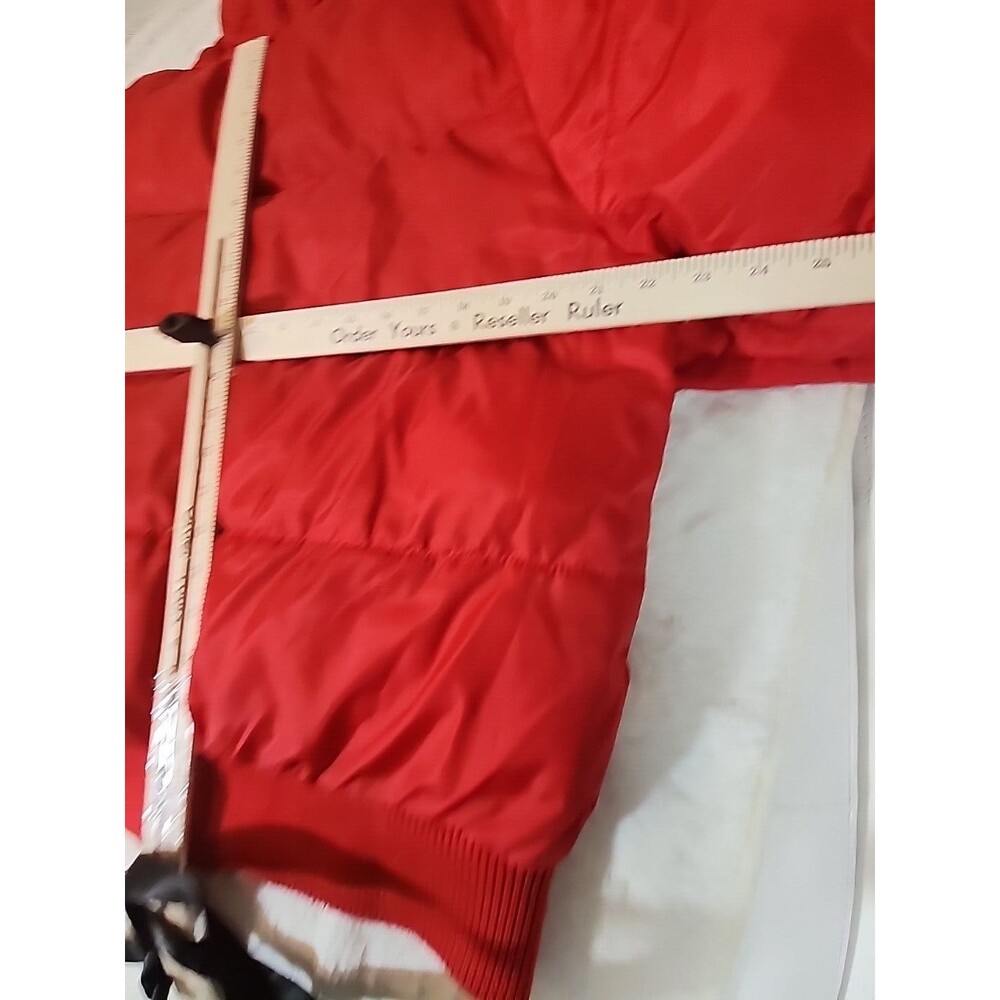 Southpole Puffer Jacket Coat‎ Parka Red Mens Zipper Hooded Warmth Extra Large - Picture 8 of 9